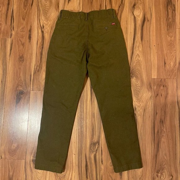 Levi’s XX Chino EZ Relaxed Green Stretch Pants Small 30” - 32” Waist - Picture 2 of 6